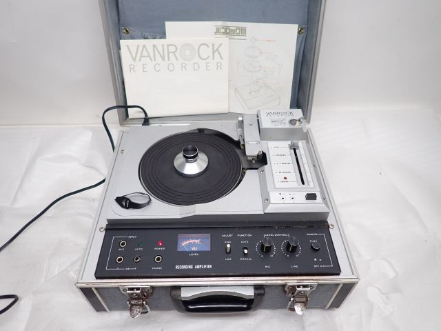 レコードカッティングマシンVanrock 恥ずかしく E-101 録音用レコード3 