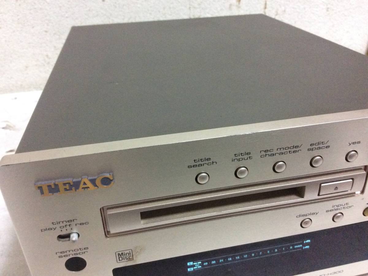 TEAC MD-H300 ミニディスクデッキ 本体公式ストア