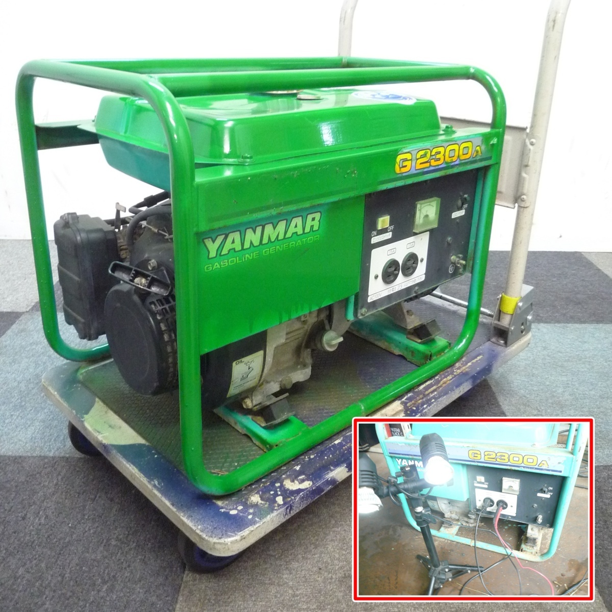 ヤンマー 発電機 ☆売切り！☆YANMAR YANMAR 60Hz 100V 建設機械