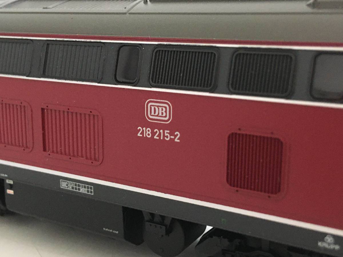 DB ディーゼル機関車 BR218 客車 0 424-0 メルクリンH0 218形