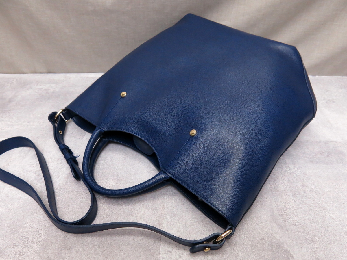 ○未使用○FURLA フルラ○サフィアーノ レザー 本革○2way トート 