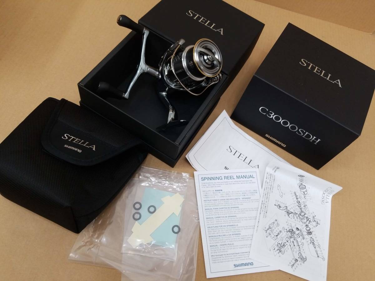 T123[06][リール] 美品 シマノ/shimano 18 ステラ C3000SDH