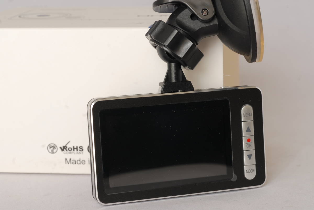 (未使用?)　DBPOWER ドライブレコーダー W20 2.7インチ 8mm薄型 120度広角 Gセンサー搭載 1080P フルHD 1200万画素 動き検知 常時録画_2