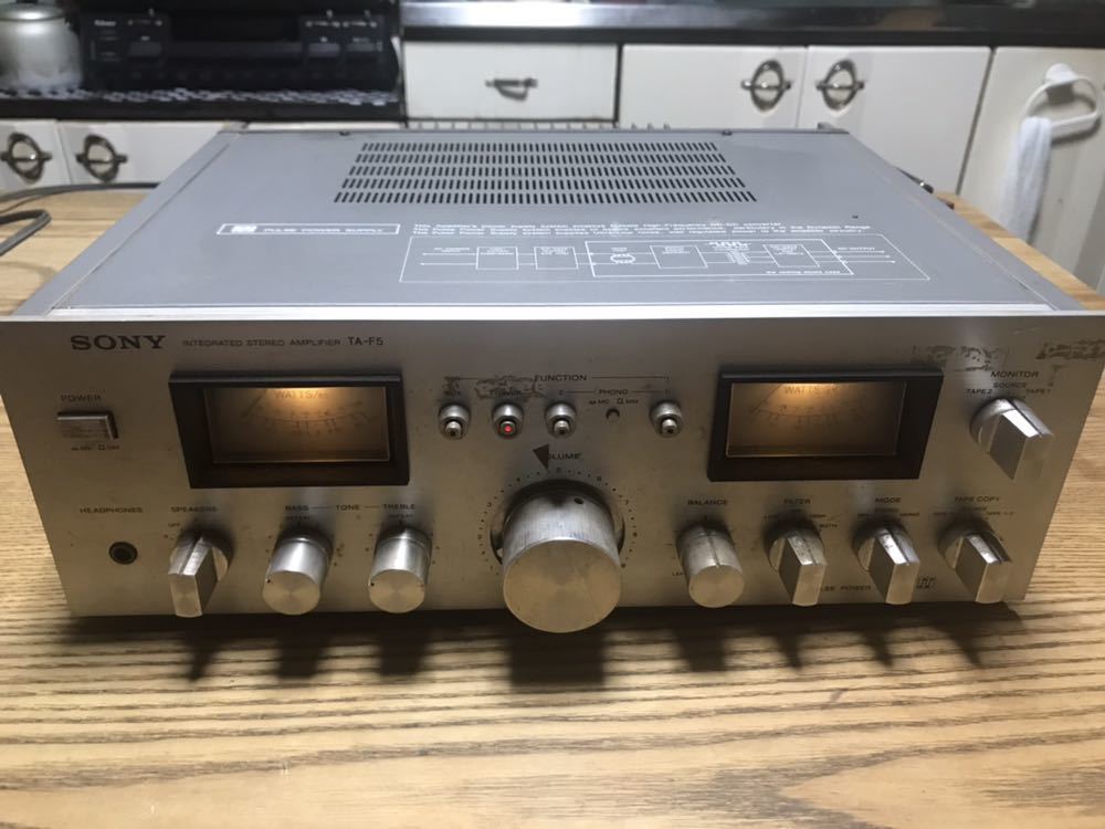 SONY プリメインアンプ TA-F555ESX ソニー - 名機 通電動作確認済み TA