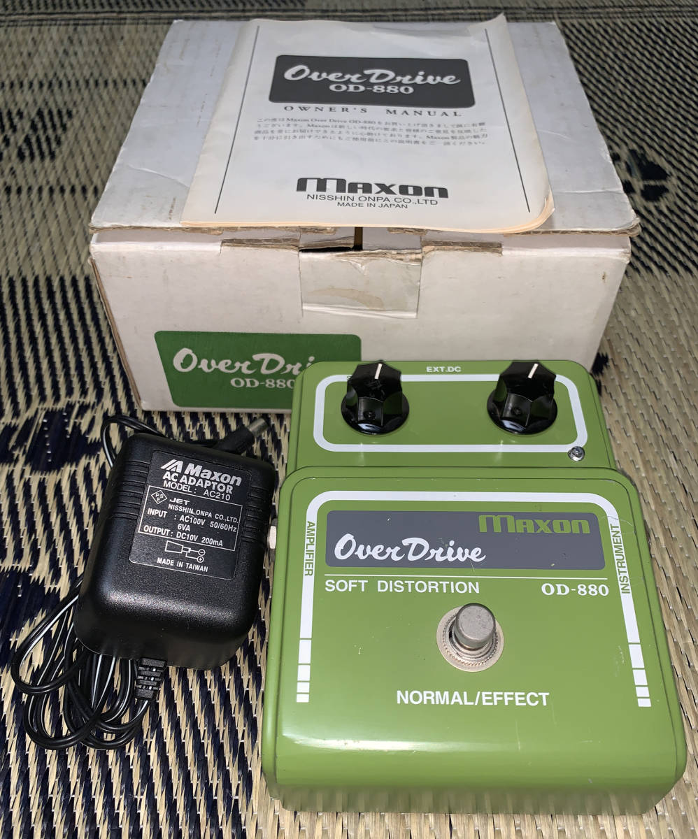 Maxon OD-880 オーバードライブ SOFT DISTORTION【箱付き