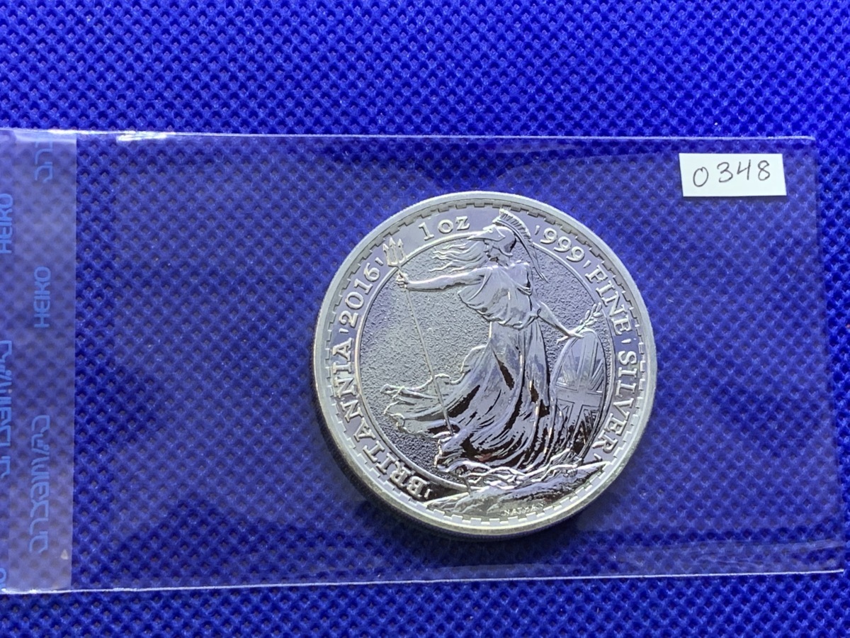 大人気，人気SALE 31.1グラム 純銀 2016年 イギリス ブリタニア 銀貨 1