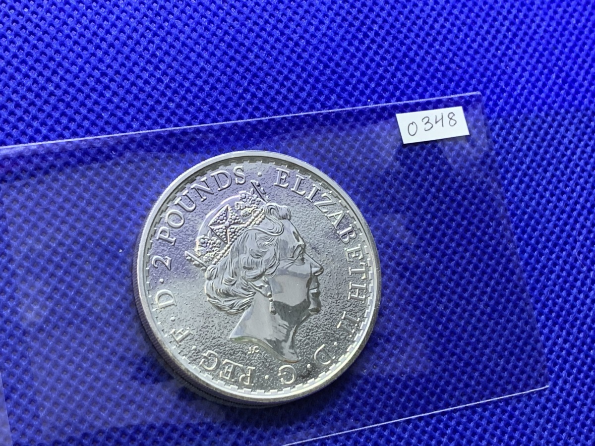 大人気，人気SALE 31.1グラム 純銀 2016年 イギリス ブリタニア 銀貨 1
