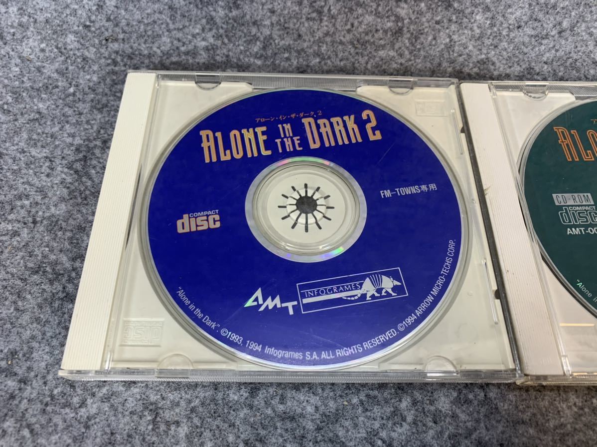 FM TOWNS ゲームソフト CD-ROM アローン・イン・ザ・ダーク ALONE IN