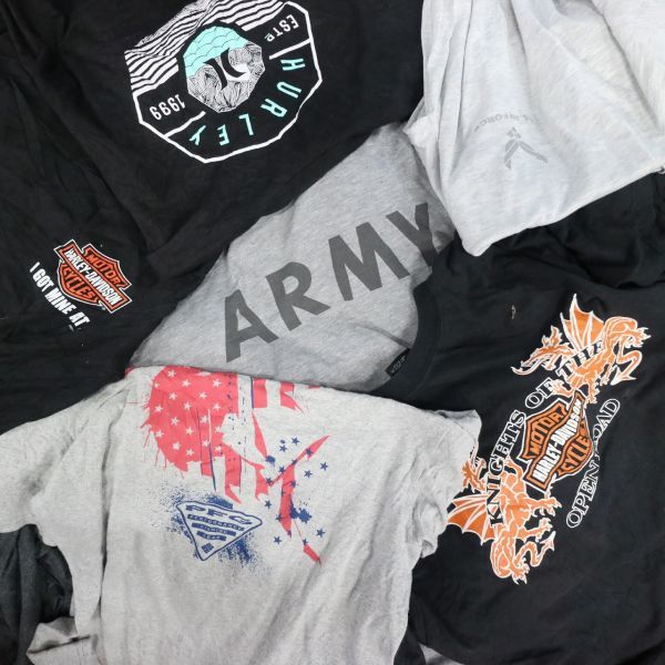 新作登場，人気SALE 訳あり 45枚 プリントTシャツ set ハーレーダビッドソン コロンビア 他 まとめ売り リメイク生地 古着 最落なし 1円スタート 訳有313(記念グッズ)｜売買されたオークション情報、yahooの商品情 記念グッズ