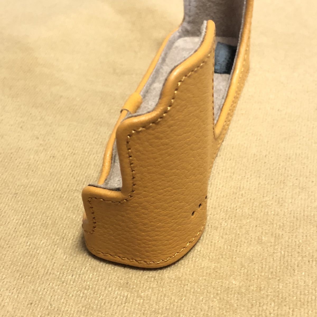 送料込み)OLYMPUS 本革ボディジャケット　CSCH-120 ライトブラウン　未使用_5