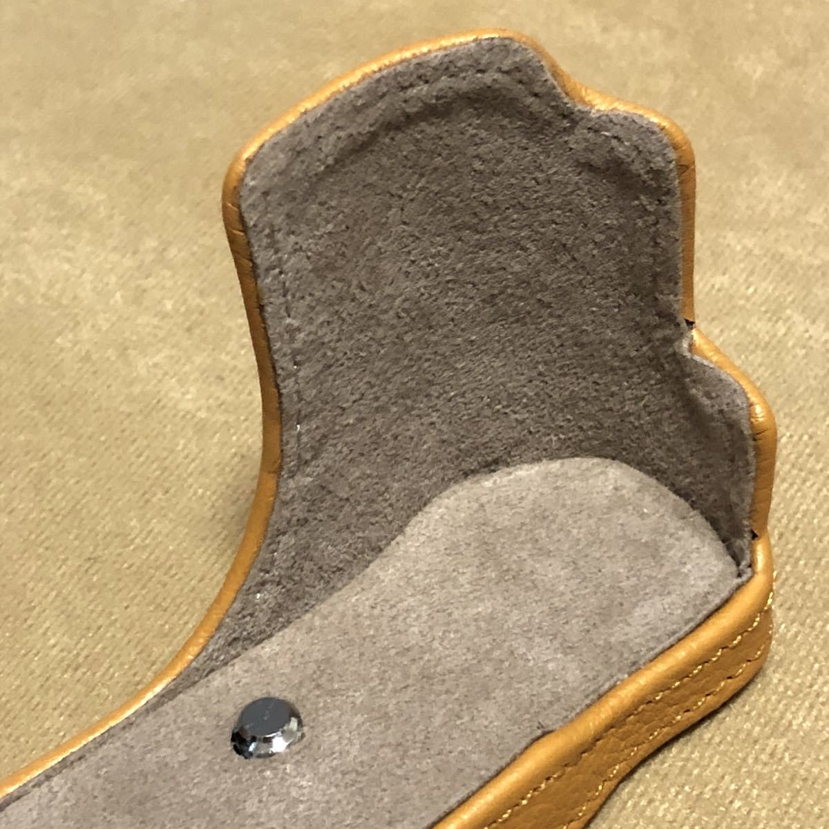 送料込み)OLYMPUS 本革ボディジャケット　CSCH-120 ライトブラウン　未使用_8