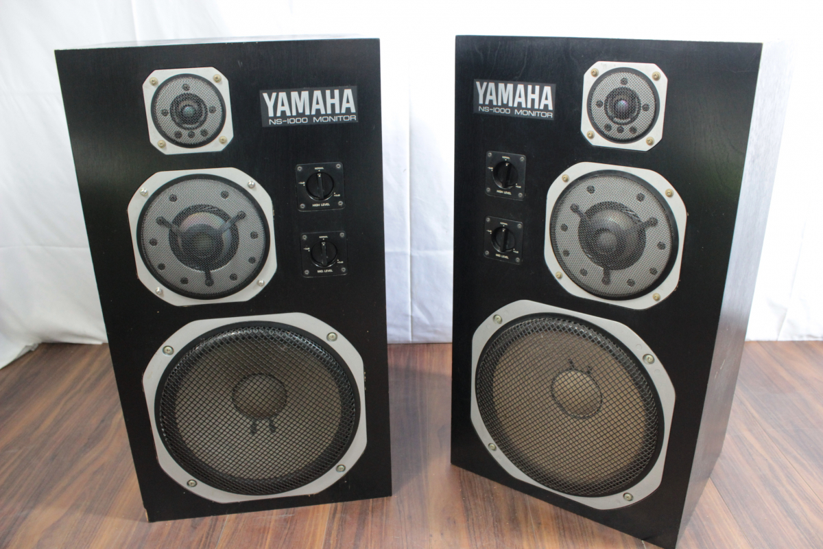 ト打】YAMAHA ヤマハ 3ウェイ スピーカー NS-1000M ペア オーディオ
