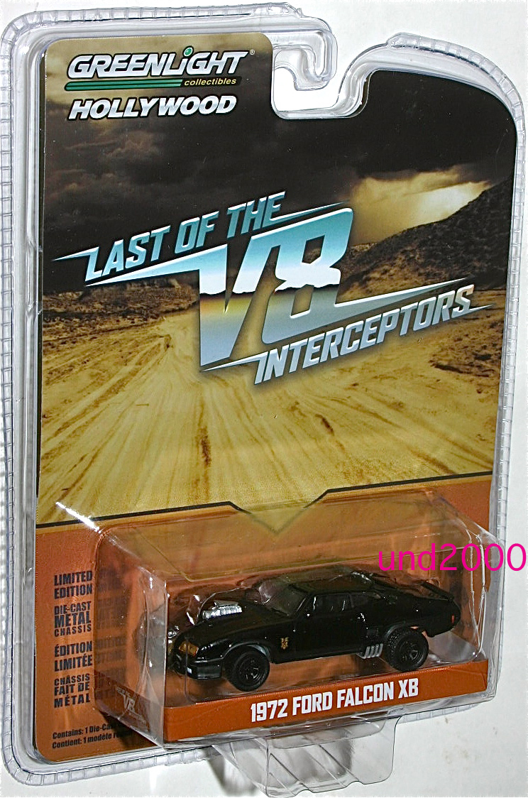 初版 Greenlight マッドマックス Mad Max 1 64 インターセプター Last Of The V8 Interceptors フォード ファルコン 1973 Ford Falcon Xb ジョニーライトニング 売買されたオークション情報 Yahooの商品情報をアーカイブ公開 オークファン Aucfan Com