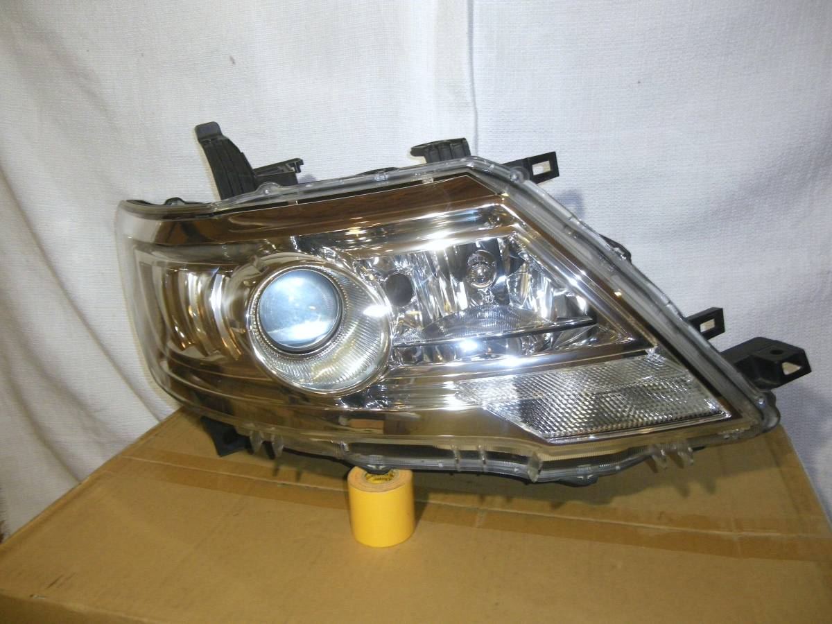 C25セレナ 後期 純正HID車用 ヘッドライト LEDイカリング＆高輝度 
