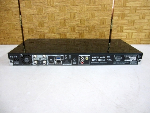 MTC24842 SONY ブルーレイディスクレコーダー BDZ-ZT1000 2017年製