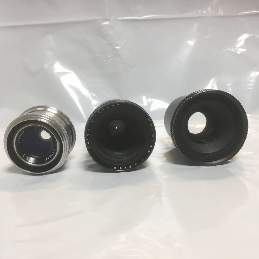 LEITZ WETZLAR FOCOTAR 1:4.5/60 1:5.6/100 ライツ フォコター LEICA
