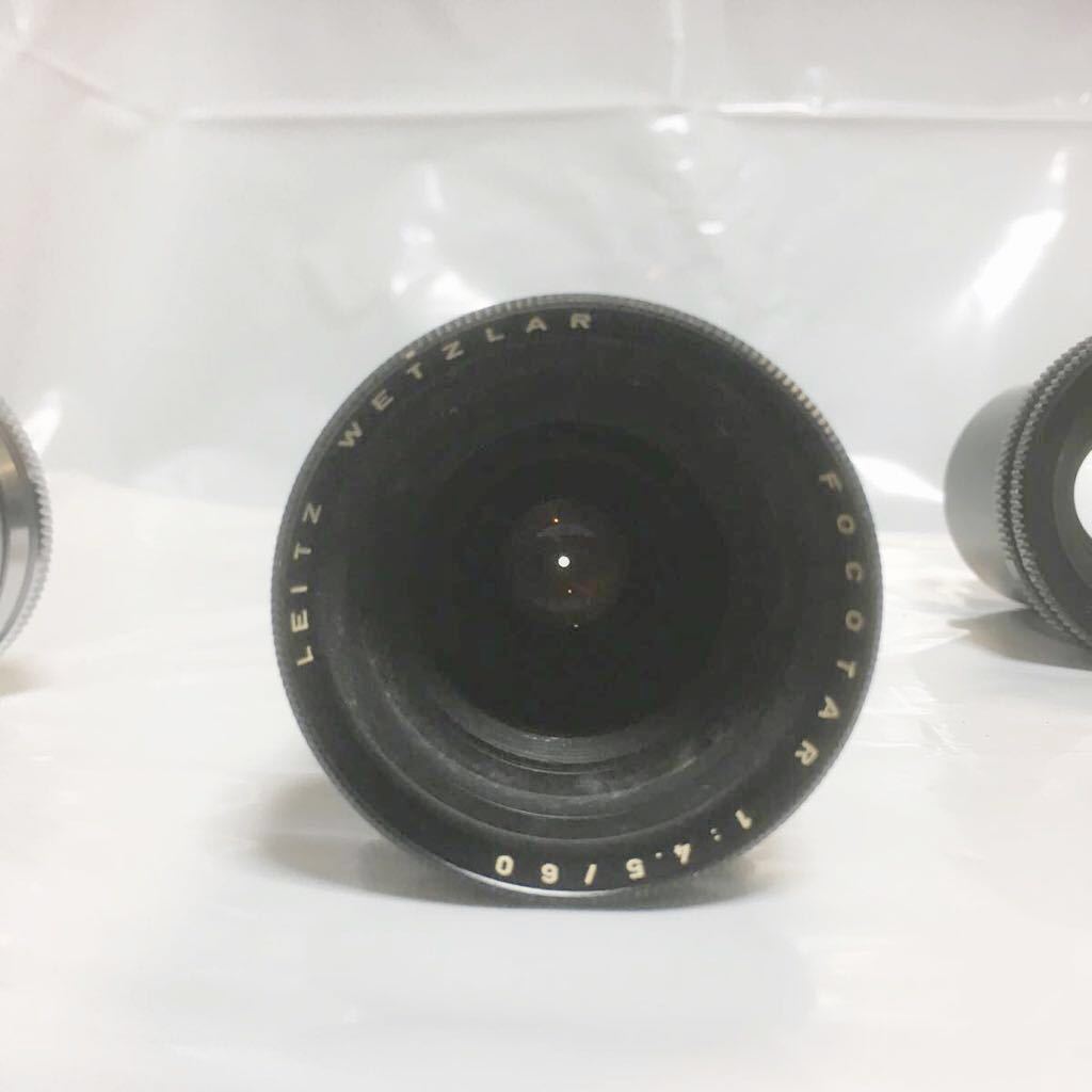LEITZ WETZLAR FOCOTAR 1:4.5/60 1:5.6/100 ライツ フォコター LEICA
