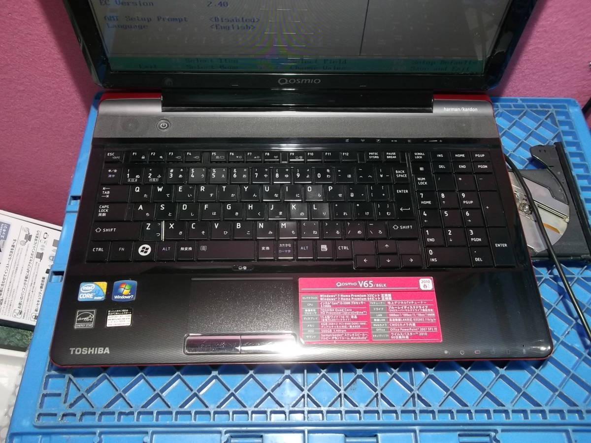 ジャンク Dynabook Qosmio V65 86lk Core I3 M330 4gb 15 6led ブルーレイ Bios 15インチ 売買されたオークション情報 Yahooの商品情報をアーカイブ公開 オークファン Aucfan Com