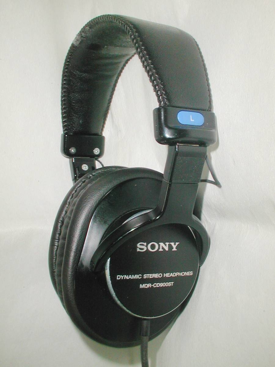 SONY MDR-CD900ST 黒 イヤーパッド交換済 ダイナミック型密閉式