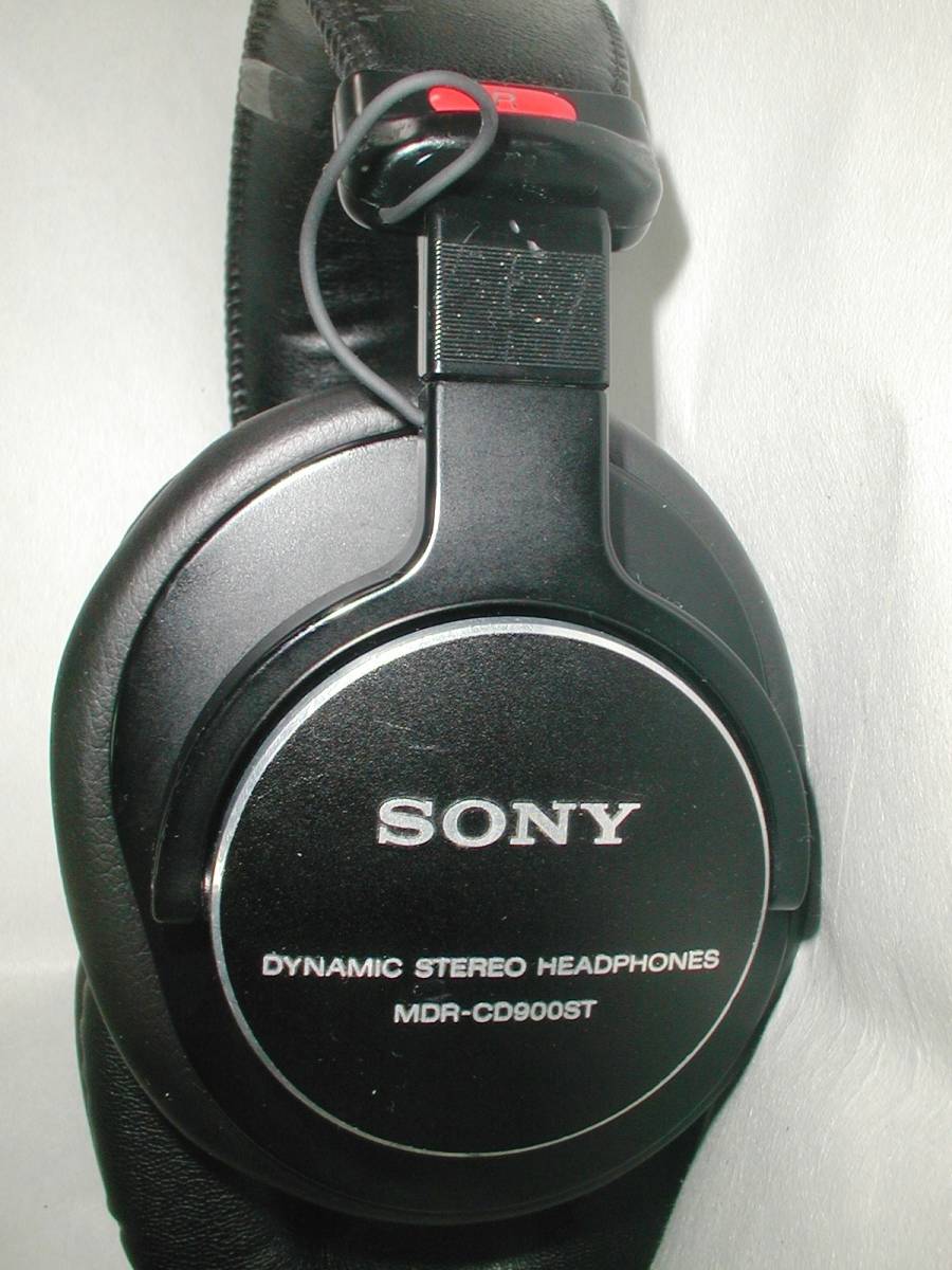 SONY MDR-CD900ST 黒 イヤーパッド交換済 ダイナミック型密閉式