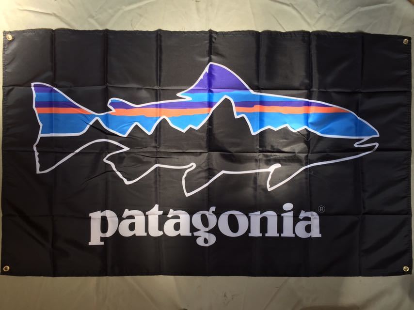 【全国無料，定番】 パタゴニア patagonia タペストリー 非売品 販促品 看板 フィッツロイ ノースフェイス チャムス モンベル ステッカー トラウト Tシャツ(パタゴニア)｜売買されたオークション情報、yahooの商品 その他