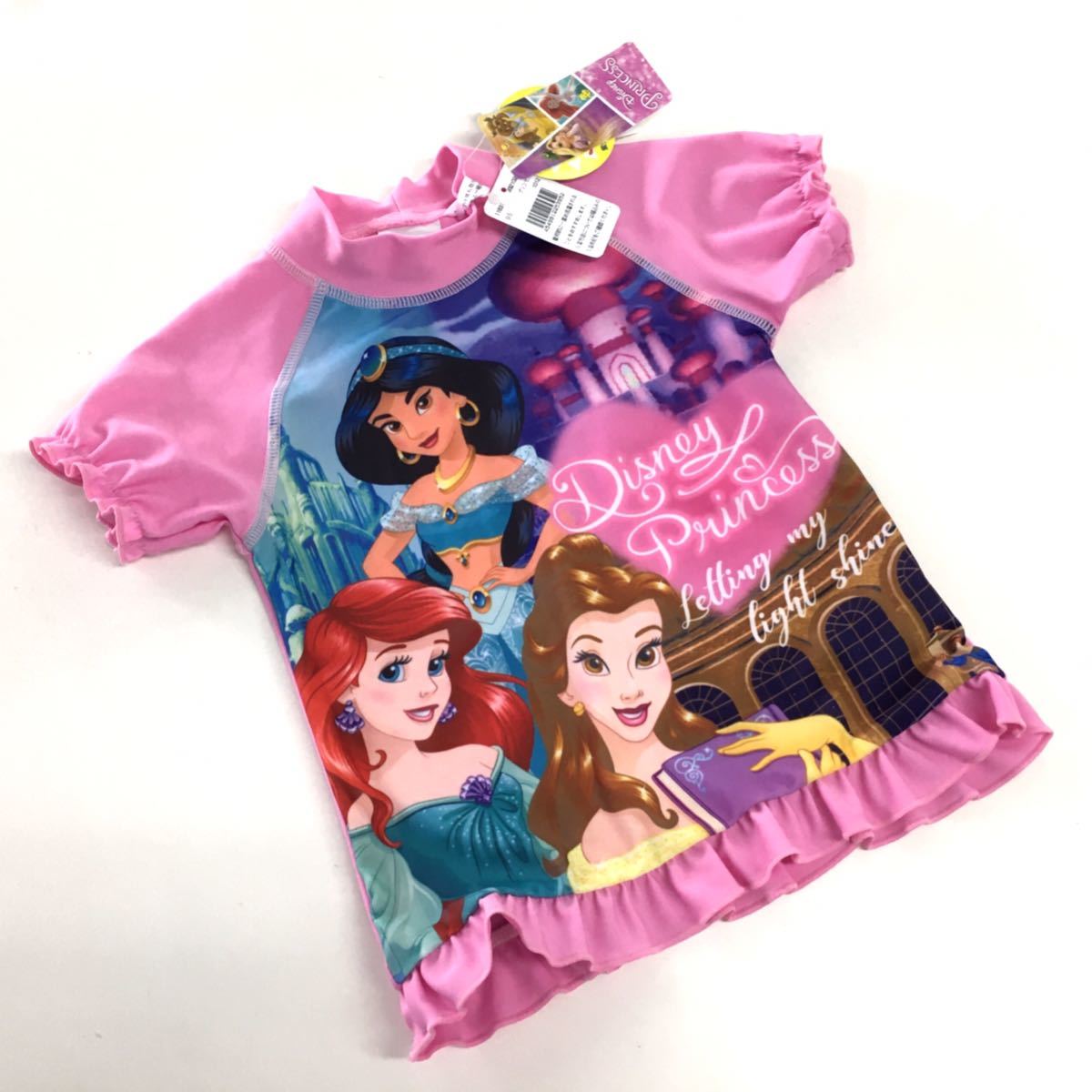 ディズニー プリンセス 女の子 水着 95 ピンク ラッシュガード 可愛い プール 海 90 85 94cm 売買されたオークション情報 Yahooの商品情報をアーカイブ公開 オークファン Aucfan Com