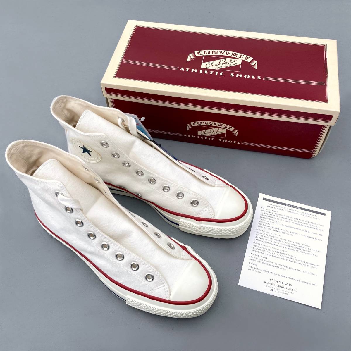 CONVERSE ALL STAR TIMELINE AS J VTG 59 HI ホワイト US8 26.5cm 新品 オールスター ALLSTAR チャックテイラー タイムライン Time Line 白