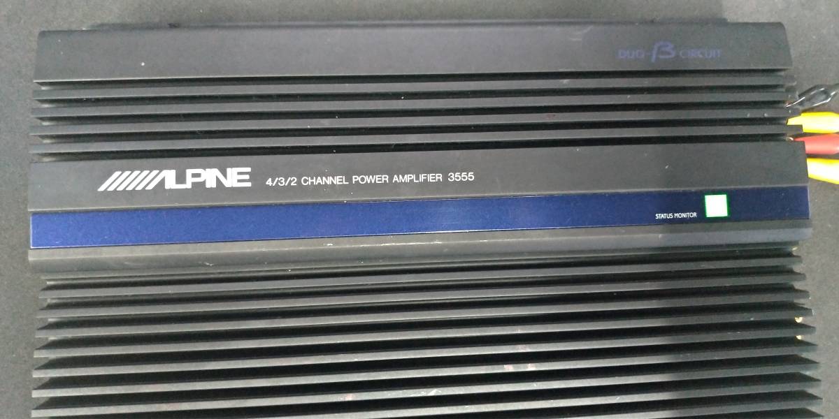 カーオーディオパワーアンプ ALPINE 3555 アルパイン 2台