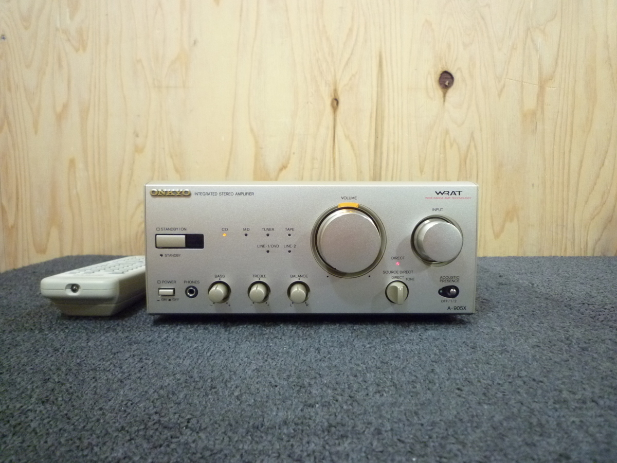 ONKYO オンキョー INTEC205 プリメインアンプ A-905X A-905 〓 [009