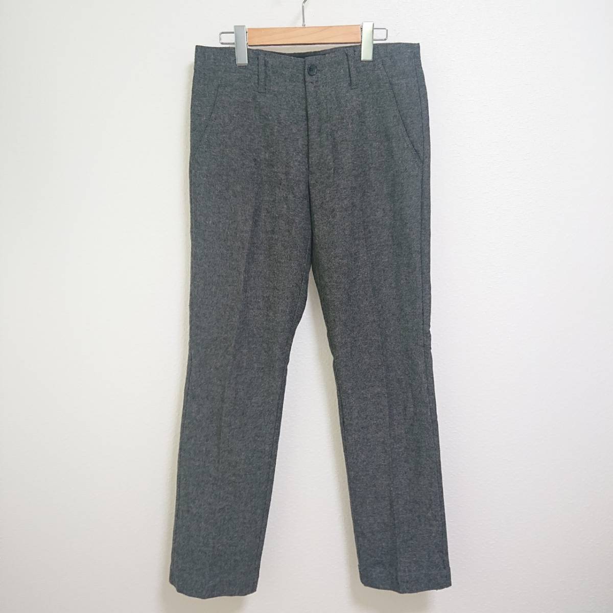Gap ギャップ スラックス ツイード パンツ ストレート センタープレス ポケット きれいめ チャコール グレー メンズ 31 32 7712wg ボトムス 売買されたオークション情報 Yahooの商品情報をアーカイブ公開 オークファン Aucfan Com