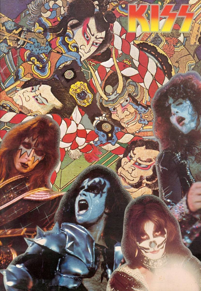 J00003655/☆コンサートパンフ/キッス(KISS)「1977年日本公演」