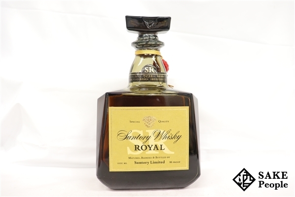 ◇注目! サントリー ローヤル 山崎 15年モルト表記 1000ml 43％ ジャパニーズ