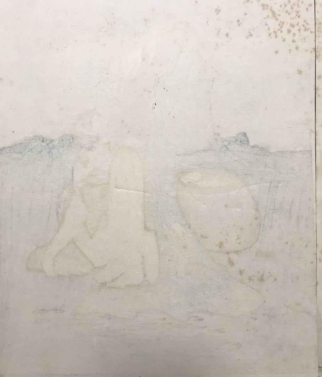 喜多川歌麿 「あわびとり」三枚続き 春画 春宮図 裸婦 木版画 浮世絵