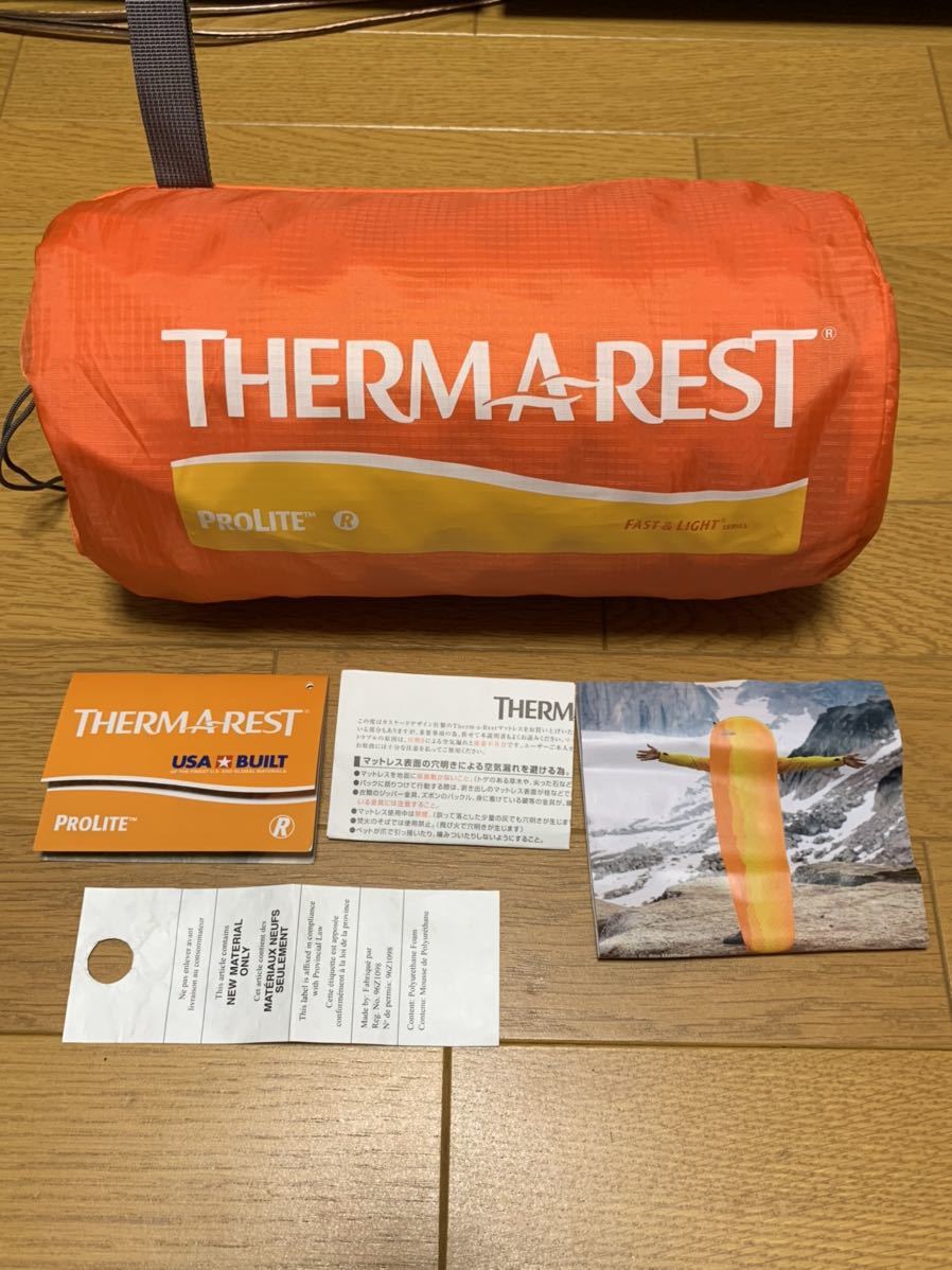 【お得，2026】 サーマレスト プロライト THERMAREST レギュラー インフレーター マット キャンプ 登山(マット)｜売買されたオークション情報、yahooの商品情報をアーカイブ公開 - オークファン マット