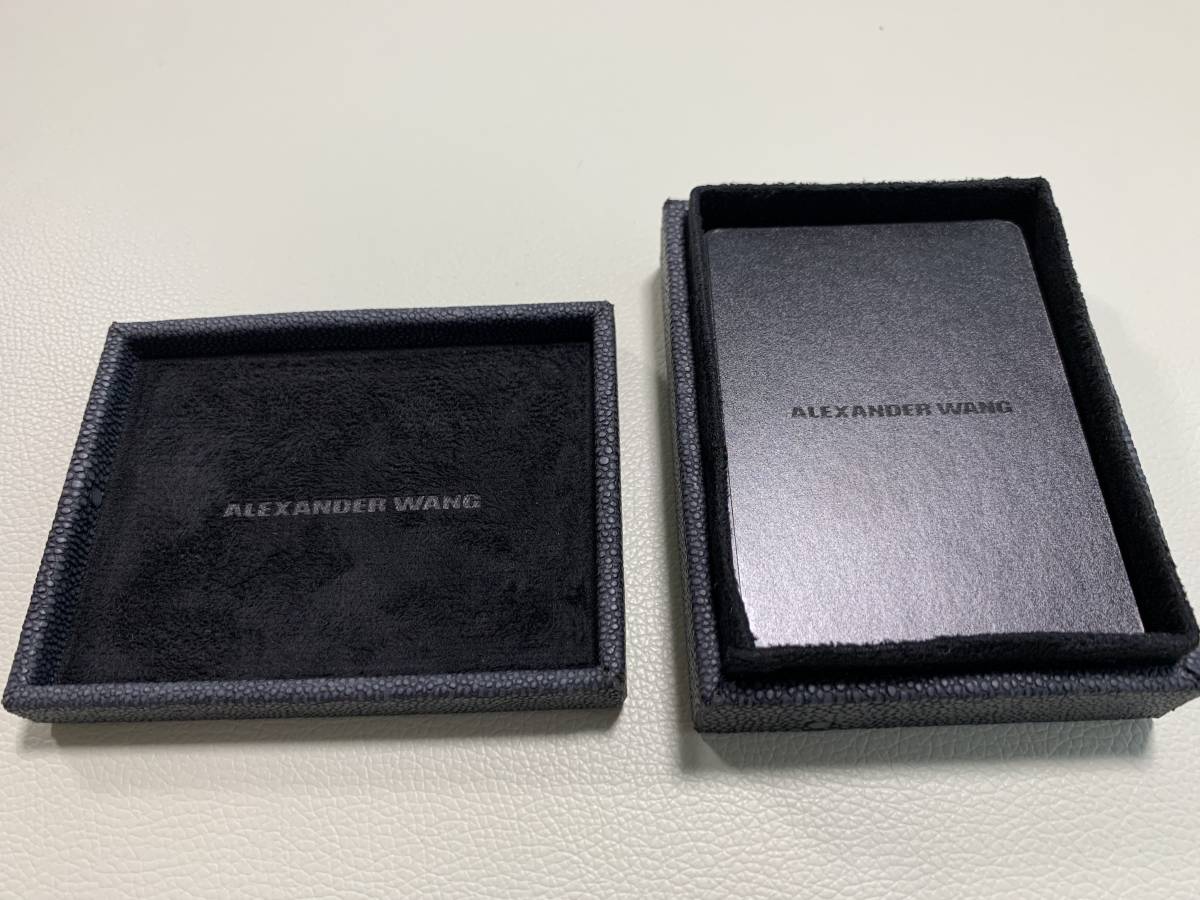 □送料無料/未使用/激レア【ALEXANDER WANG/オールブラックトランプ