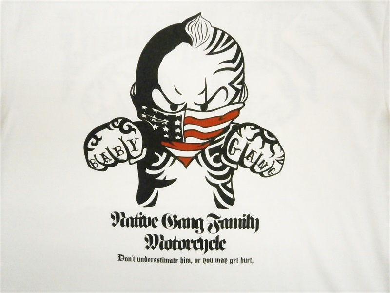 Naitive Gang Family ネイティブギャングファミリー 半袖tシャツ Ngf29 491 グータッチベイビー 白 Xxl クリックポスト イラスト キャラクター 売買されたオークション情報 Yahooの商品情報をアーカイブ公開 オークファン Aucfan Com