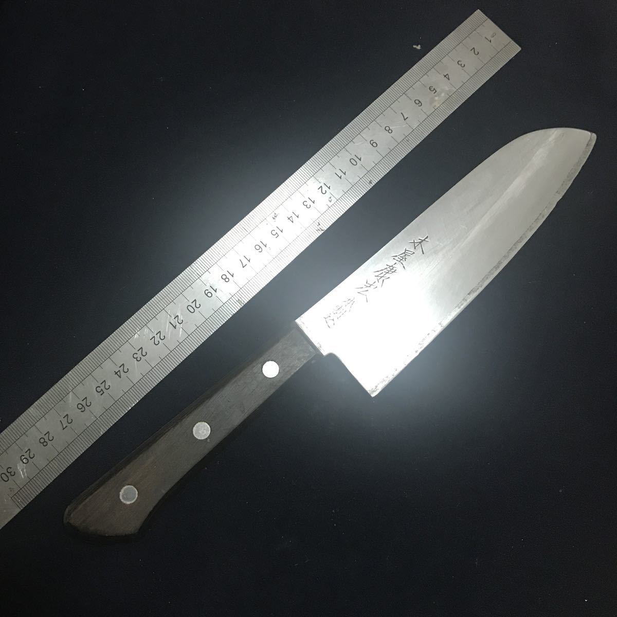 木屋 康宏 三德包丁本割込 万能包丁 刃渡16.7㎝ _9