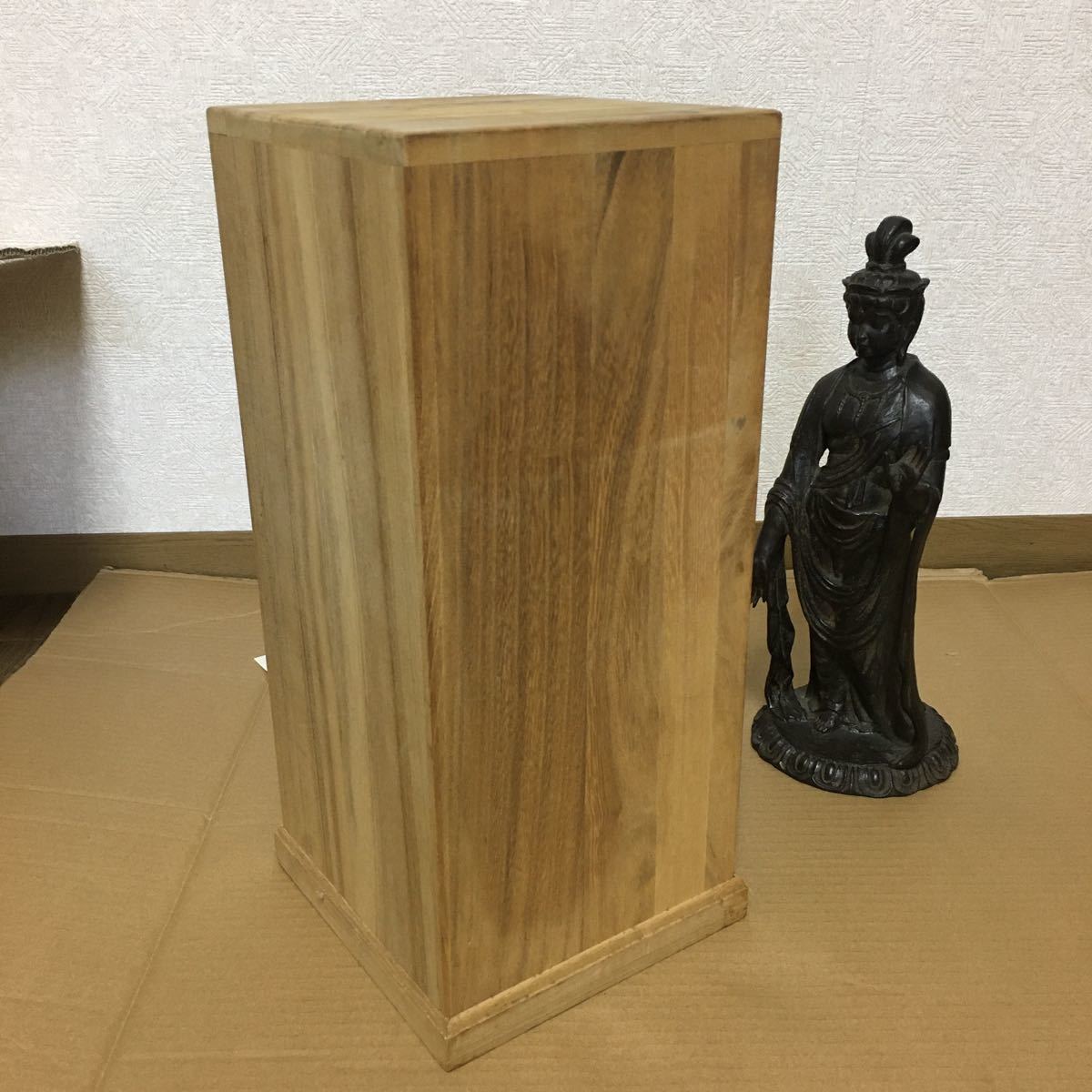 友沢正彦 ブロンズ製 | 観音菩薩仏像「和み」平成元年記念限定版 骨董