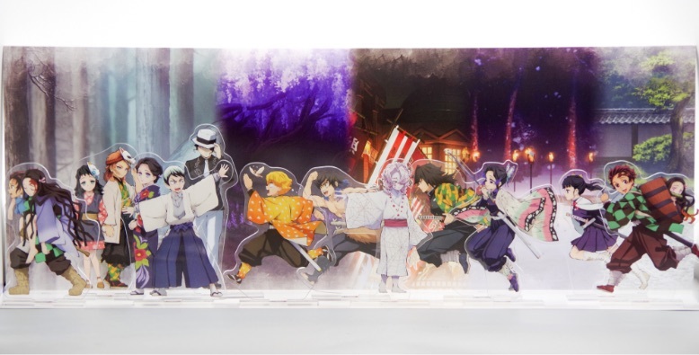 ufotable限定特典 鬼滅の刃 Blu-ray & DVD 各巻購入特典 書き下ろしアクリルスタンド 全巻コンプリート パノラマ台座 ユーフォーテーブル_9