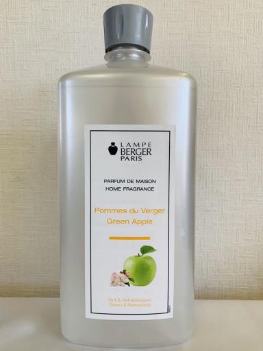 ランプベルジェ　青リンゴ　1本　DCHL JAPAN 正規品　アロマオイル 新品未使用 1000ml 安心のランプベルジェ 1L (ランプ 3本セット 正規品お好きなオイル 3本