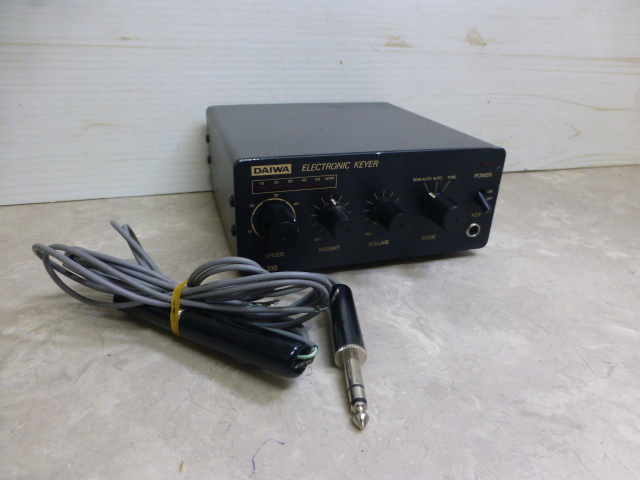 i547 超激レア DAIWA ダイワ ELECTRONIC KEYER エレキー DK-210 無線機