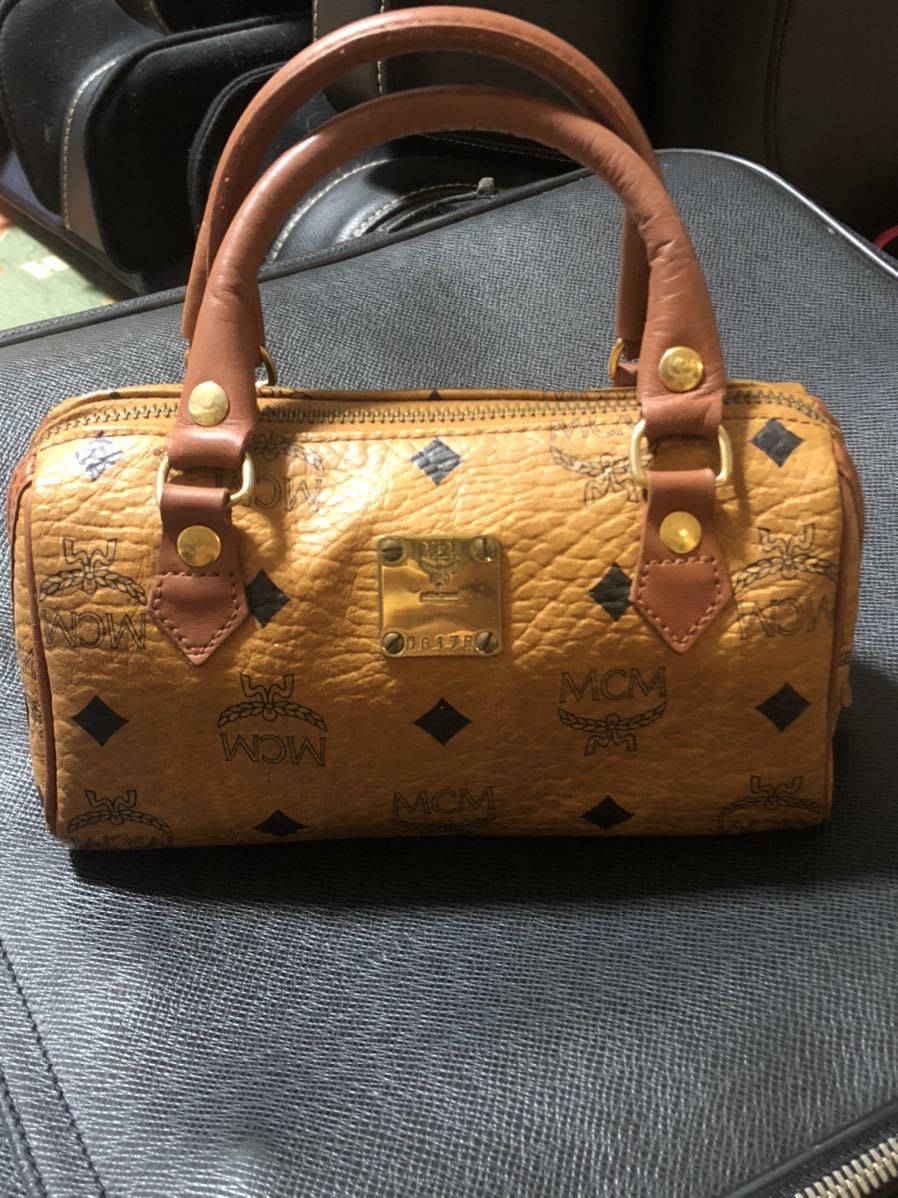 エムシーエム ミニボストンバッグ MCM 中古 【公式通販】
