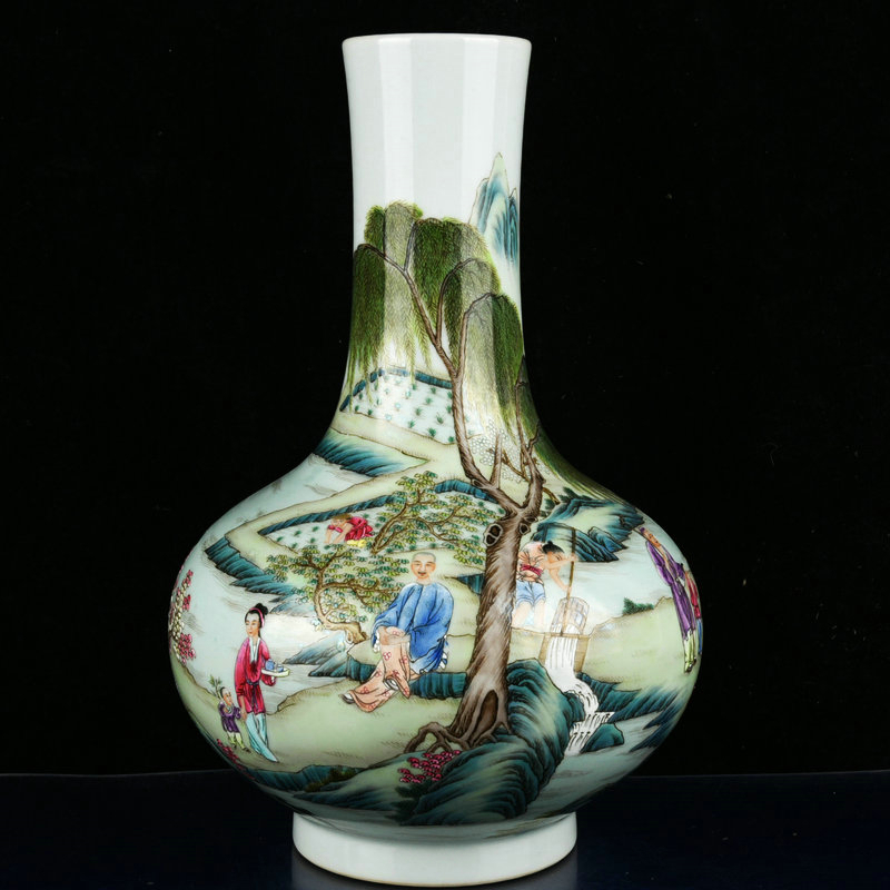 清雍正年制黃釉琺瑯彩描金龍鳳八寶紋碗，高8×16.3厘米??6007362禦 清