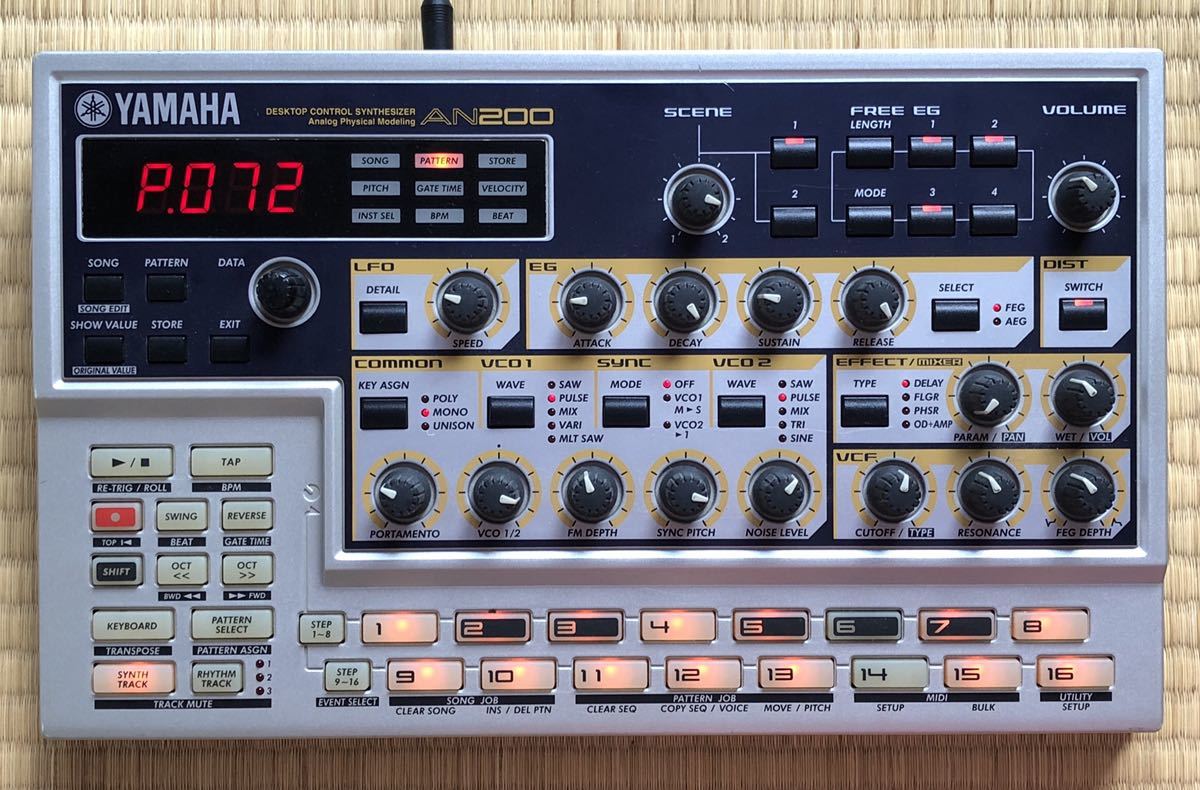 YAMAHA AN200 ヤマハ アナログモデリングシンセサイザー シーケンサー 