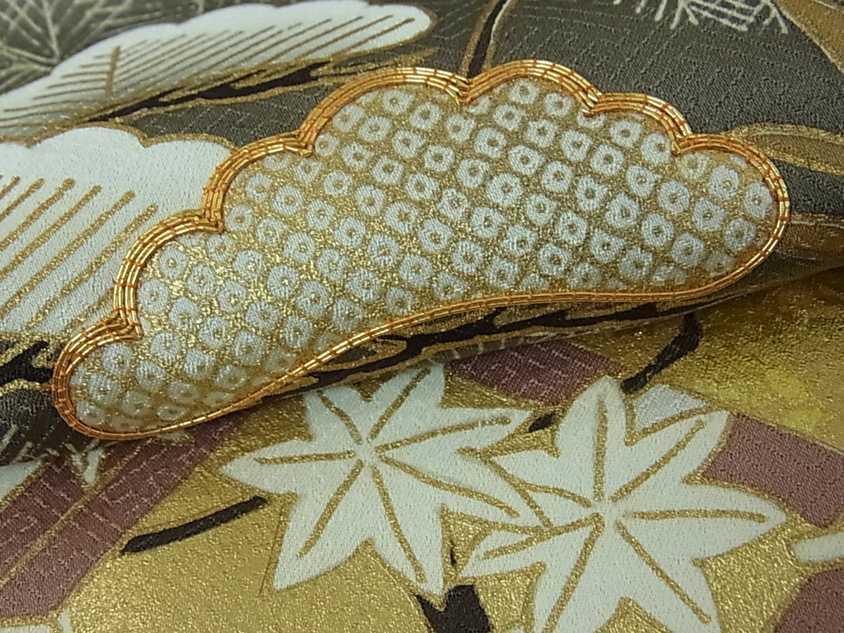 駒刺繍 ベストストア日本一受賞店！□花美人着物□極上 ベストストア 