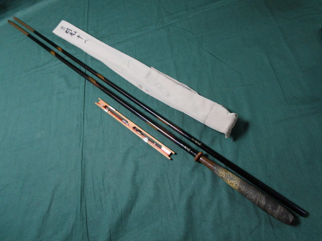  L12251 釣道具448 高級へら竿 SHIMANO 飛天弓 閃光 18尺 6本継 シマノ 袋 糸巻 和竿 釣竿 ロッド フィッシング 倒産品(ヘラブナ竿)｜売買されたオークション情報、yahooの商品情報をアーカイブ公開 - ヘラブナ竿、コイ竿
