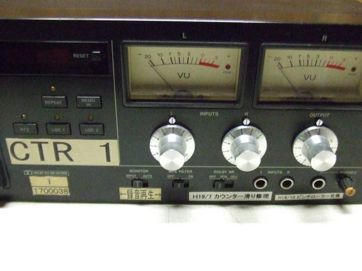TASCAM カセットデッキ 112MKII 通電OK/ジャンク① カセットデッキ