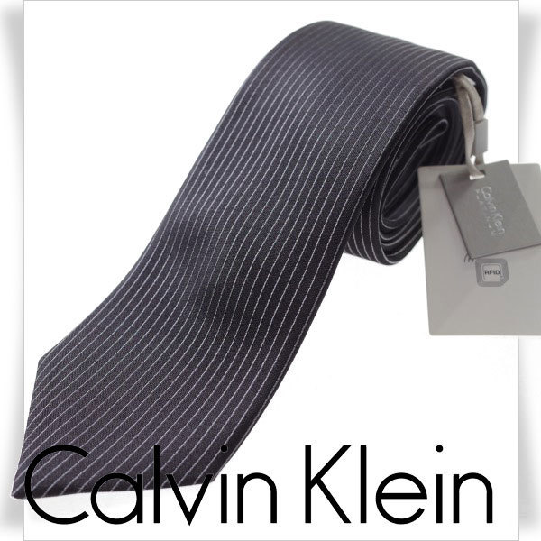 新品1円～★Calvin Klein PLATINUM カルバンクライン プラティナム 日本製 シルク絹100% ネクタイ 正規店本物 ◆7617◆