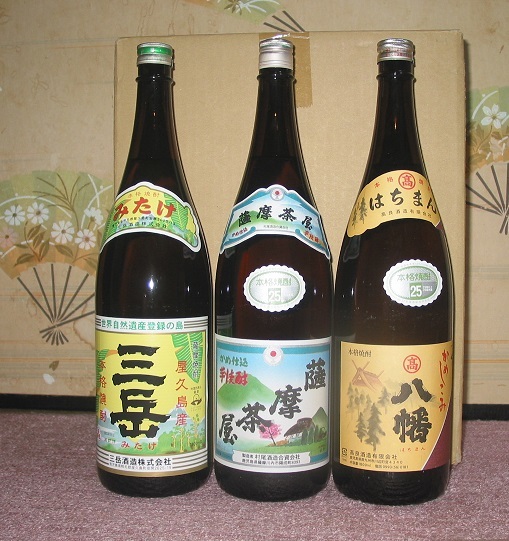 薩摩茶屋 三岳 送料無料あり！本格芋焼酎（三岳⁄薩摩茶屋）1800ml×6本