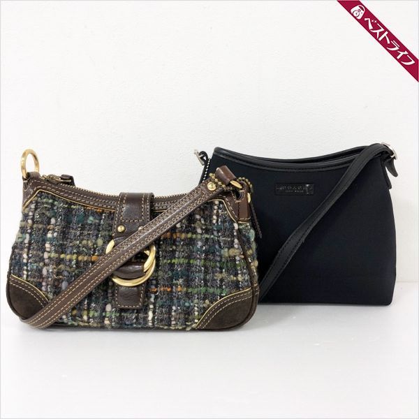 2個セット COACH コーチ ショルダーバッグ 斜めがけ シグネチャー 黒 